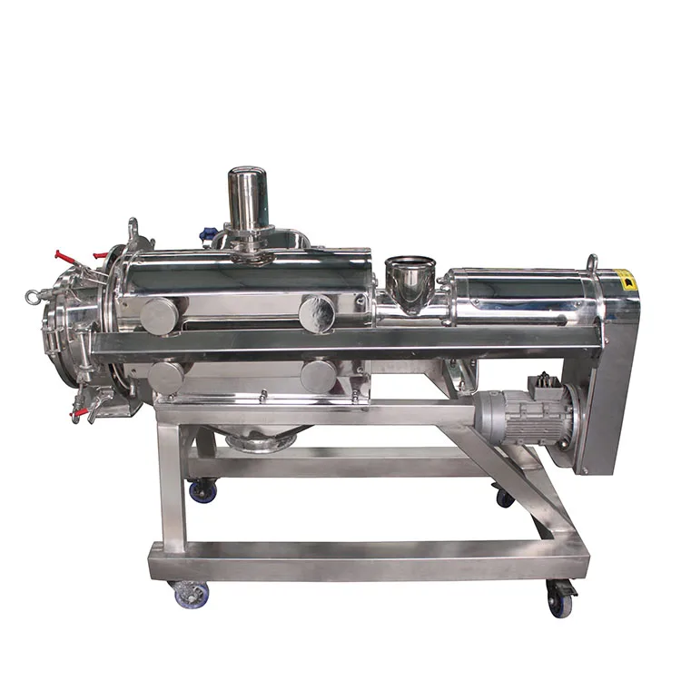 Horizontal Rotary Centrifugal Sieve for Sago Strach/Stainless Steel Airflow Sieving Centrifugal Screen Machine for Wheat Flour