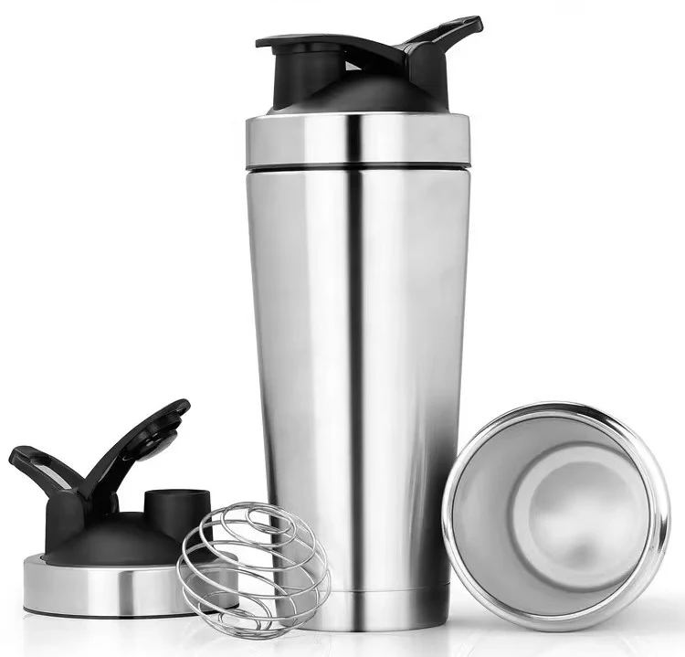 Portable Custom 500ml 750ml Blender Bottle Insulated Stainless Steel