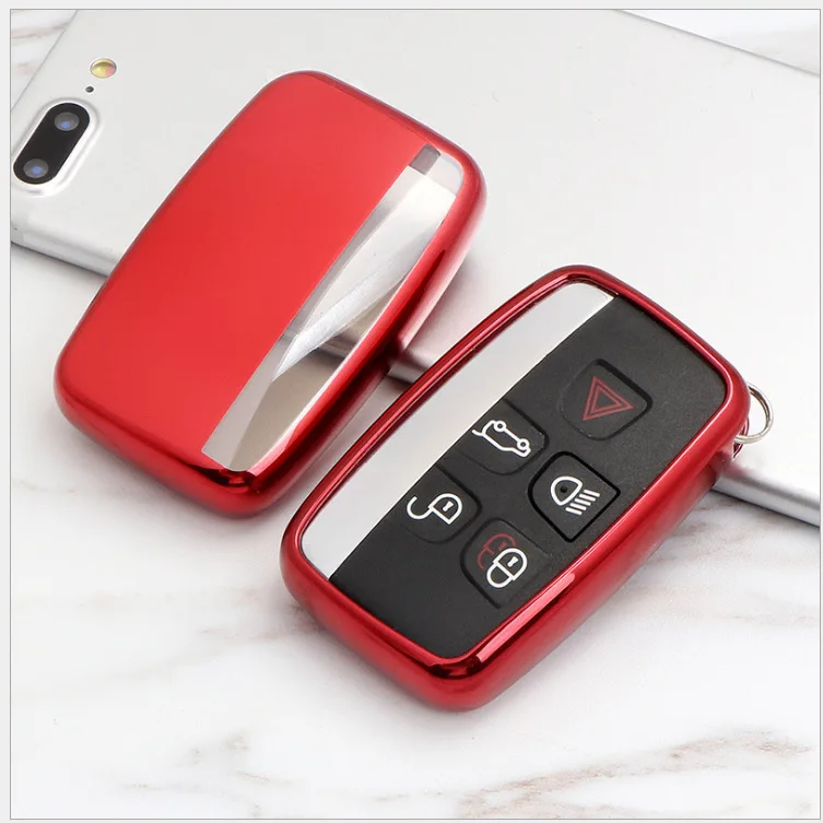 Чехол для автомобильного ключа из ТПУ Роскошный чехол для ключа из силикона чехол для автомобильного ключа дистанционный ключ для автомобиля Land Rover Discover