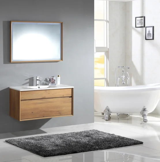 Luxury Bathroom Vanity 45degree Oblique Angle Seamless Splicing