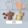 Coffee machine (with coffee bean mold)