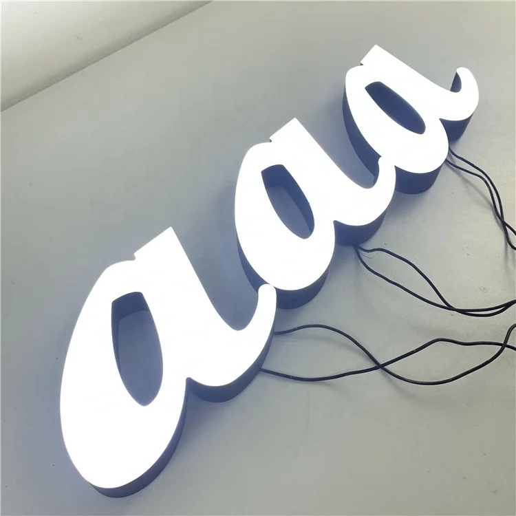 Easy Installation LED Powder Coated Aluminum Returns Channel Letters
