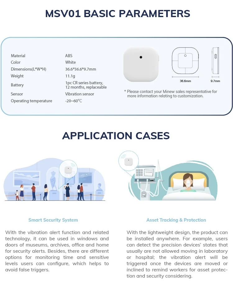 Wireless Vibration Monitoring Sensor Ble Vibration Sensor Iot Bluetooth Vibration Sensor Buy