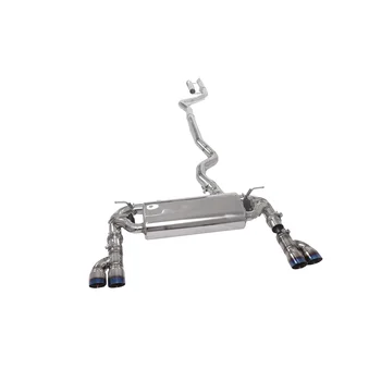 YT  Exhaust for BMW  320i 328i 330i F30 F35 2.0T  N20 B48 2012-2020 Series Middle-rear Section Dual-side  Valve System