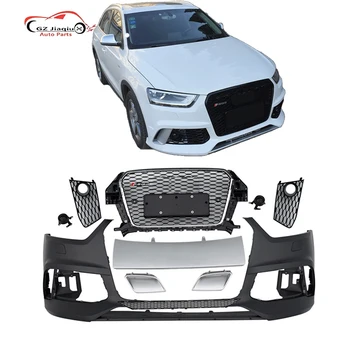 New 12-15 for Audi Q3 RSQ3 Front Bars Retrofit with Large Surround Enhanced Upgrade