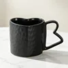 tasse coeur noir