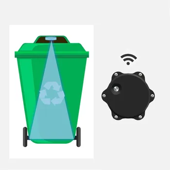 Smart city system Waste Management Trash Fill Detection LoRa GPRS GPS NB - IoT Smart Trash bin Sensor