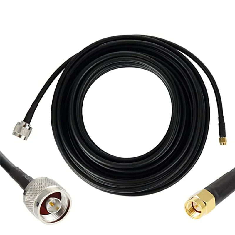 Cable RF de baja pérdida de 50 ohmios con polietileno espumado