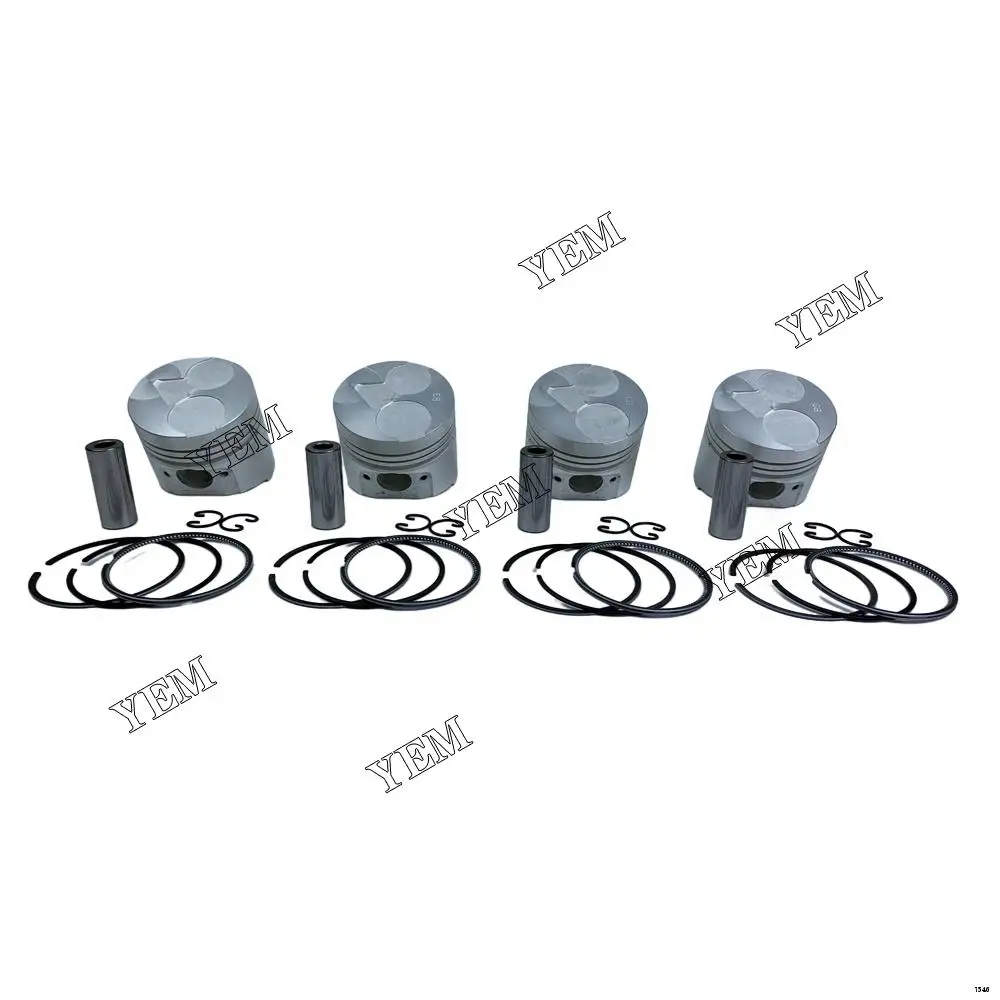 V1305 Cylinder Pistons And Piston Rings Set for Kubota Aftermarket Spare Parts
