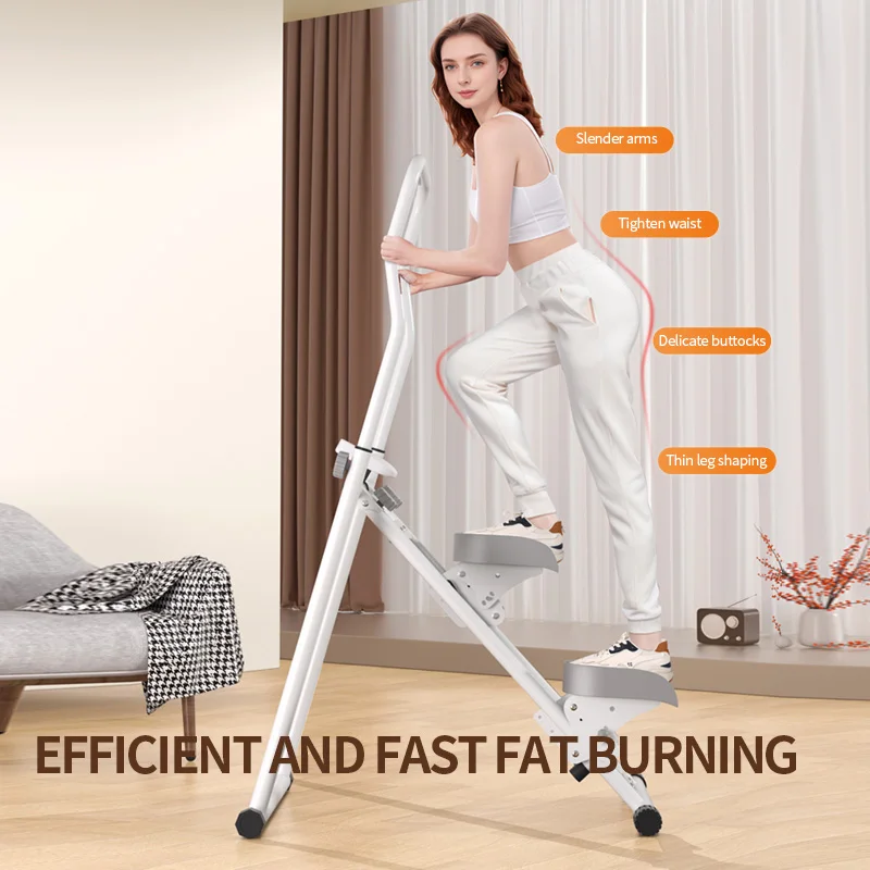 Newest Vertical Climber Machine Folding Cardio Exercise Climber With Extended Step Range Stair Stepper for Home Gym Exercise