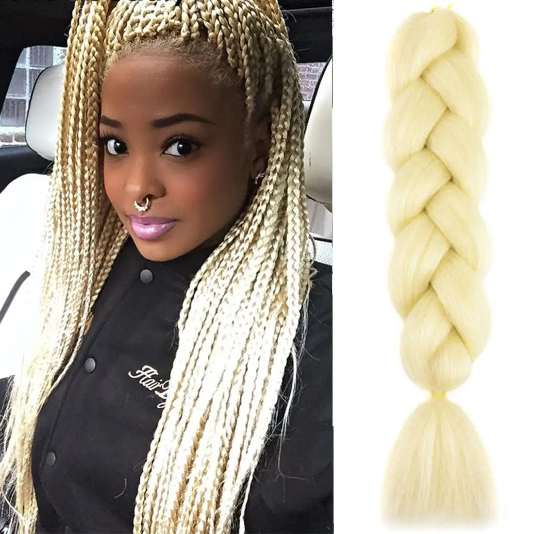 Big Braid Hair Extension in Blonde's Code & Price - RblxTrade