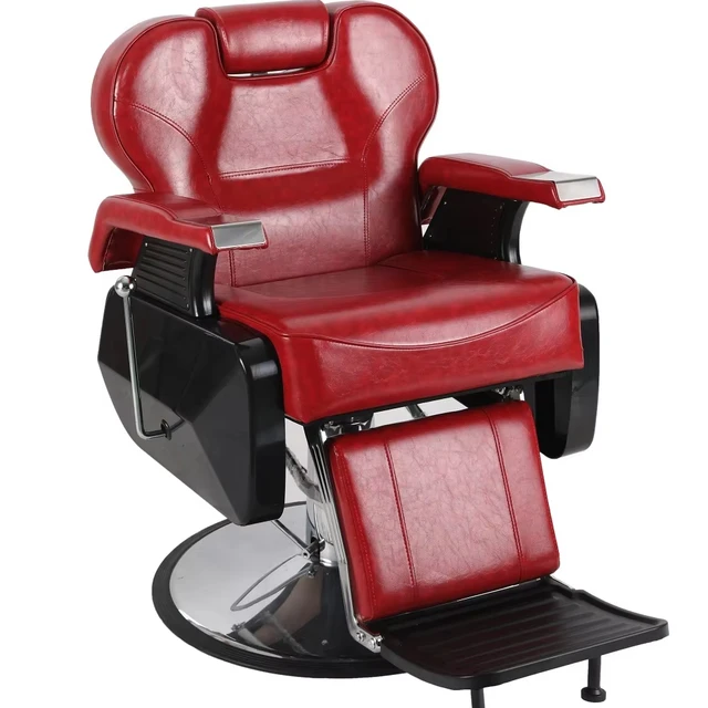 Professional Portable Reclining Modern Heavy Duty Barber Shop Chairs for Men