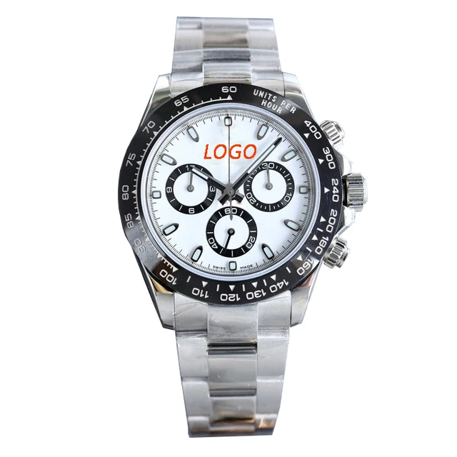 Sapphire Glass Stainless Steel Buckle 40mm 4131 Movement Automatic Chronograph Mechanical Multifunctional Luxury Watch