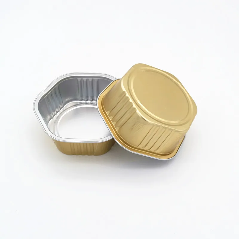 TIA X400 OEM & ODM Crease Resistant Aluminum Foil Cup Wrinkle Proof Sauce Cup Freezer Safe Foil Cup