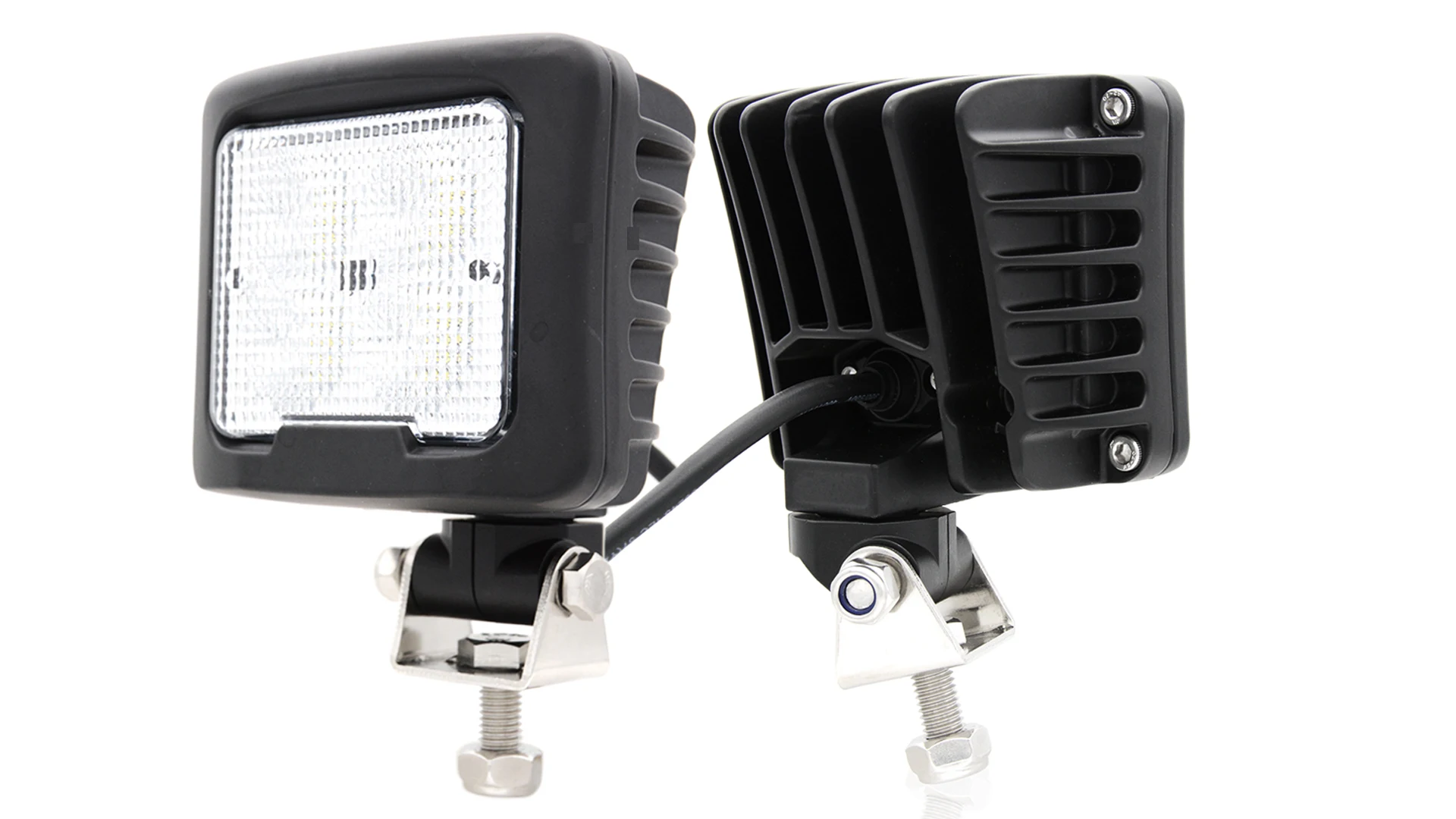 40w 12v Led Tractor Working Light With Swivel Mount Bracket Forj Deere