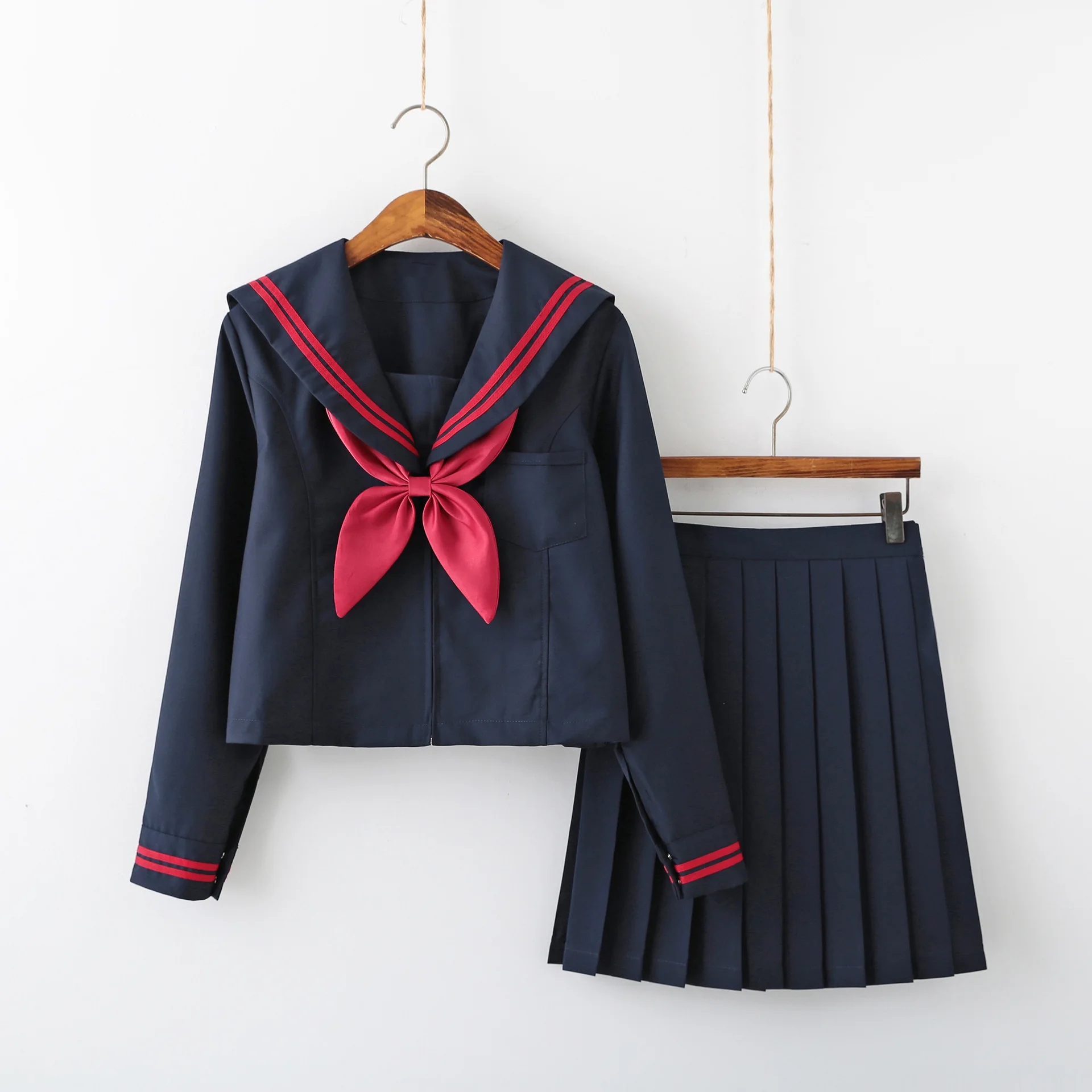 Korean Japanese Girls School Uniforms Black Harajuku Japan Clothes Jk ...