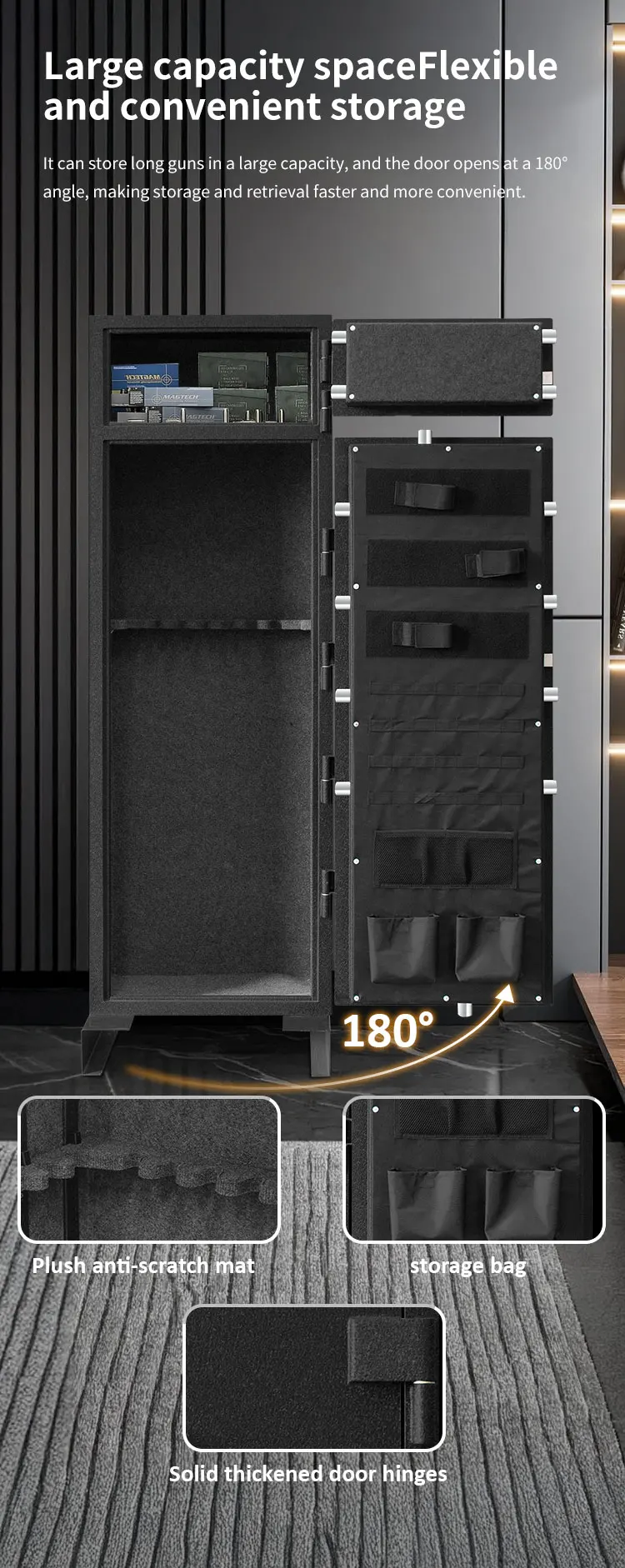 CEQSAFE High Quality Steel Fireproof Gun Safe with Electronic Password Lock details