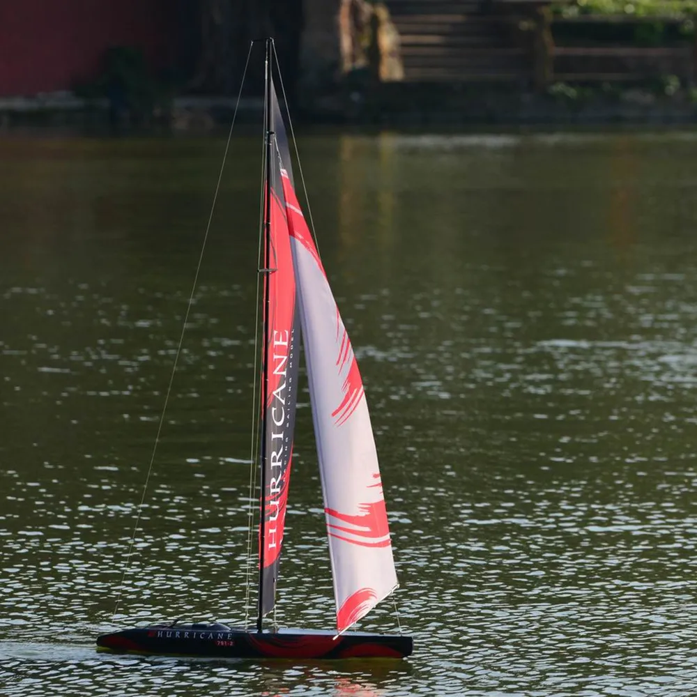Bateau RC VOLANTEXRC – Haute Vitesse 20 MPH, 2 Batteries, LED, étanche – Pour Piscine/lac