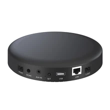 IPX6 Waterproof 4 Inch Smart Audio Streamer Amplifier AUX USB BT5.4 Ceiling Speaker with WiFi2.4G&5G Smart Passive Audio System