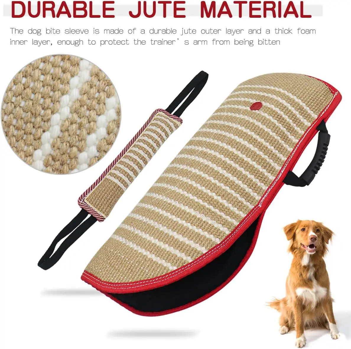 Dingo Gear Soft Bite Sleeve met een handvat voor Puppy Bite Training Dingo Gear Soft Bite Sleeve met een handvat voor Puppy Bite Training