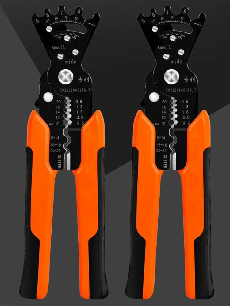 5 in 1 Multifunctional Pliers Wire Stripper Winding Hardware Tool Universal Wire Cutters for Electrician Skin Pressing Wire