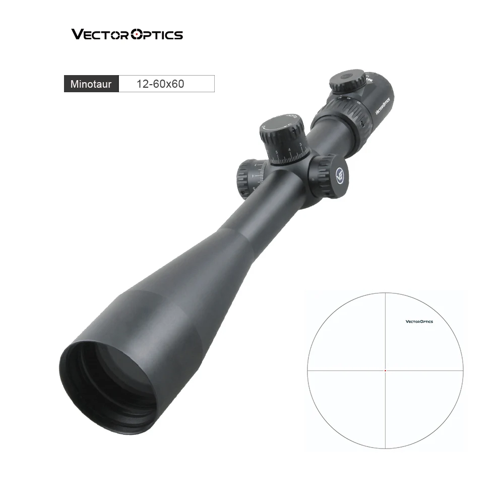Vector Optics Minotaur 12-60x60 GenII SFP 34mm Tube Long Range Scope for Hunting Precision Competition Optics Scope