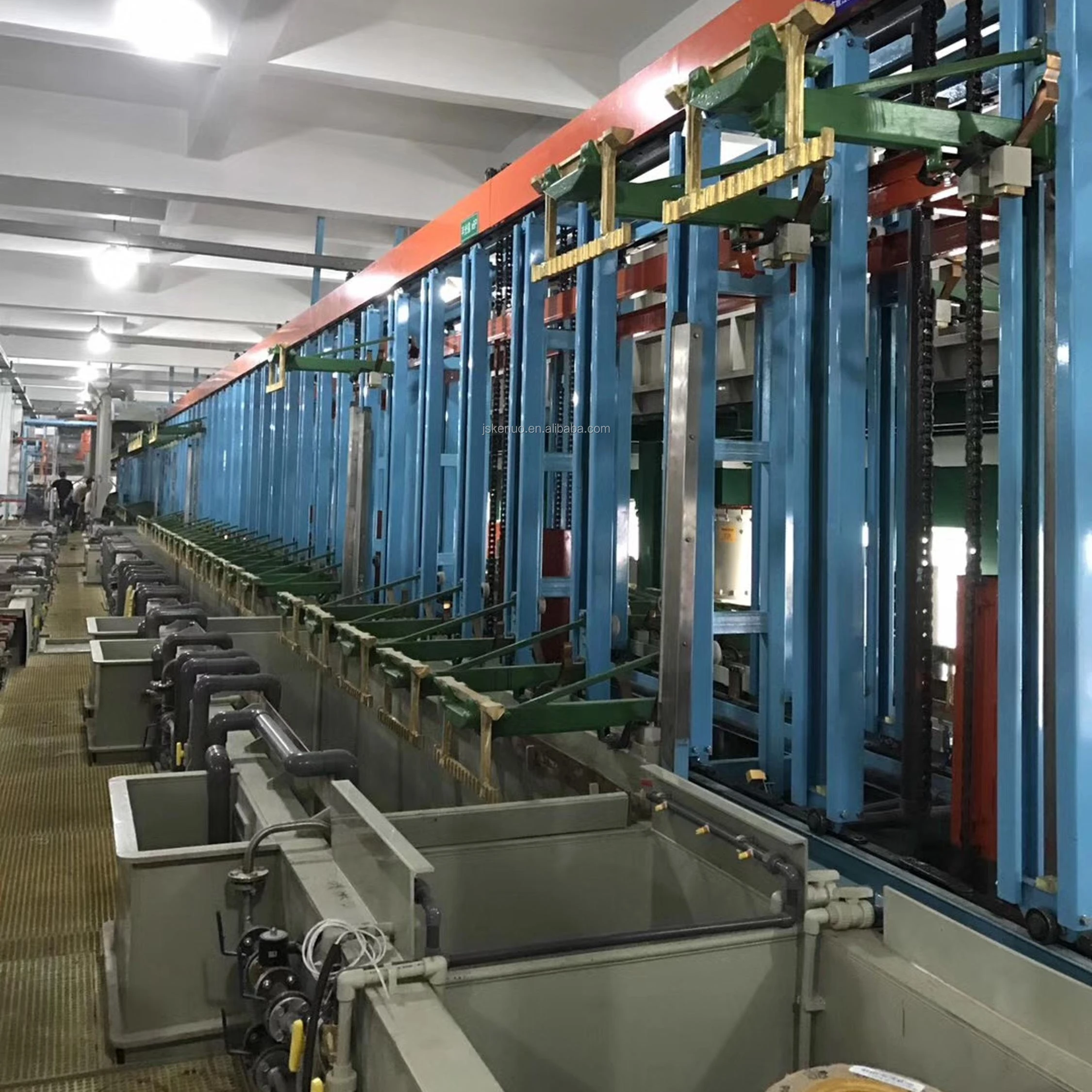 Автоматическая или полуавтоматическая машина для производства гальванических покрытий из никеля и