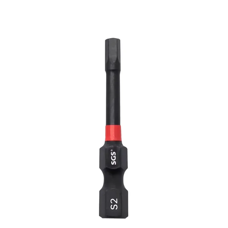 MOYOTEC Factory Direct S2 Steel Black Phosphating Strong Magnetic Single Head Hexagon Impact Bits 25