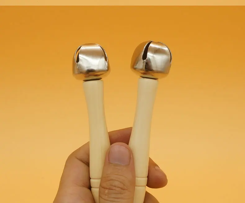 热卖木制手铃与 1 钟为乐器 - buy wood hand bell,hand bell product