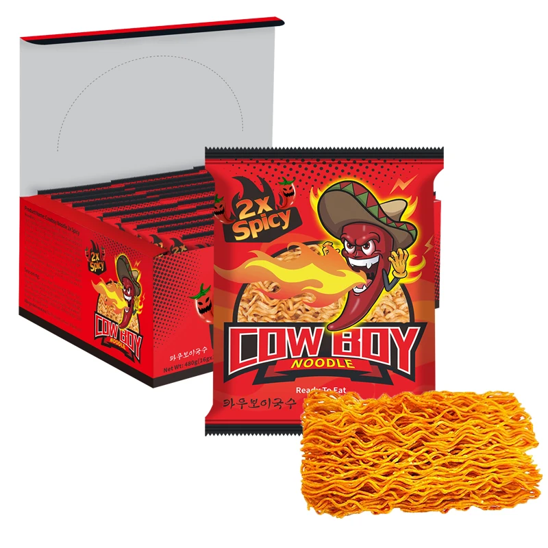 Заводская хитовая 2X пряный вкус Удобная еда ОЕМ лапши быстрого