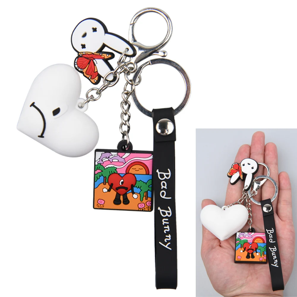 custom cute cartoon 3d keychain with