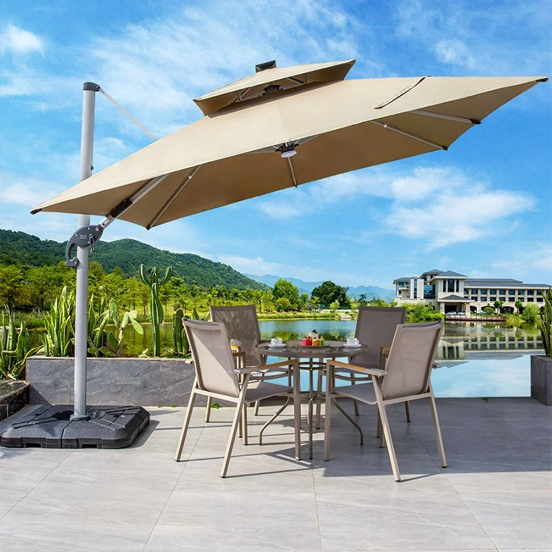 8 ft aluminum parasol patio umbrella SDVantage Garden Umbrella Outdoor 8.8x8.2 Market Table Umbrella with Push Button Tilt Crank Garden Umbrella Sturdy Ribs : Patio, Lawn & Garden PURPLE LEAF has been committed to providing high Tropitone Sombra 8 Foot Hexagon