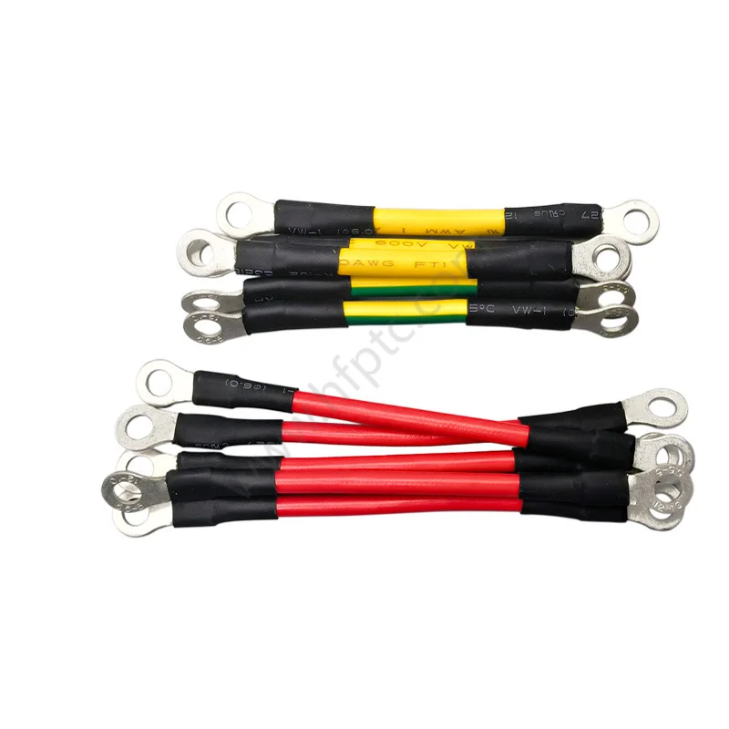 Custom Grounding Cable Copper Wiring Harness Bonding Jumper Wire Solar Cable For Solar Mounting