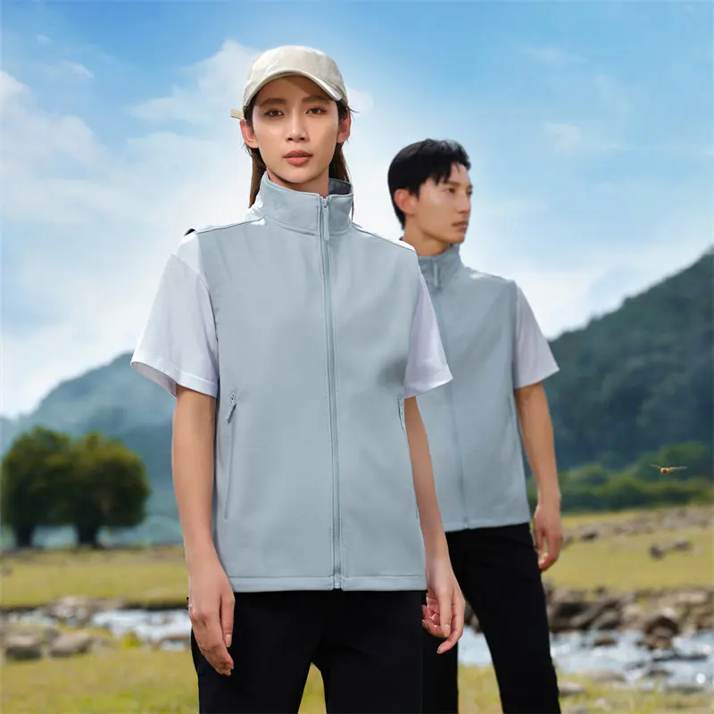 Жилет унисекс для мужчин и женщин с логотипом на заказ