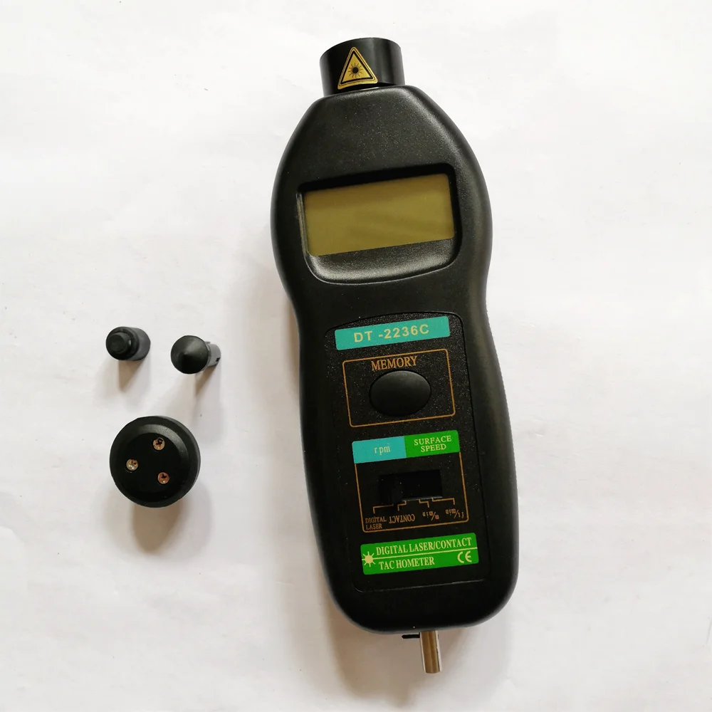 LCD Digital Laser Tachometer Non-Contact RPM Tach Tester Meter Motor Speed Gauge 