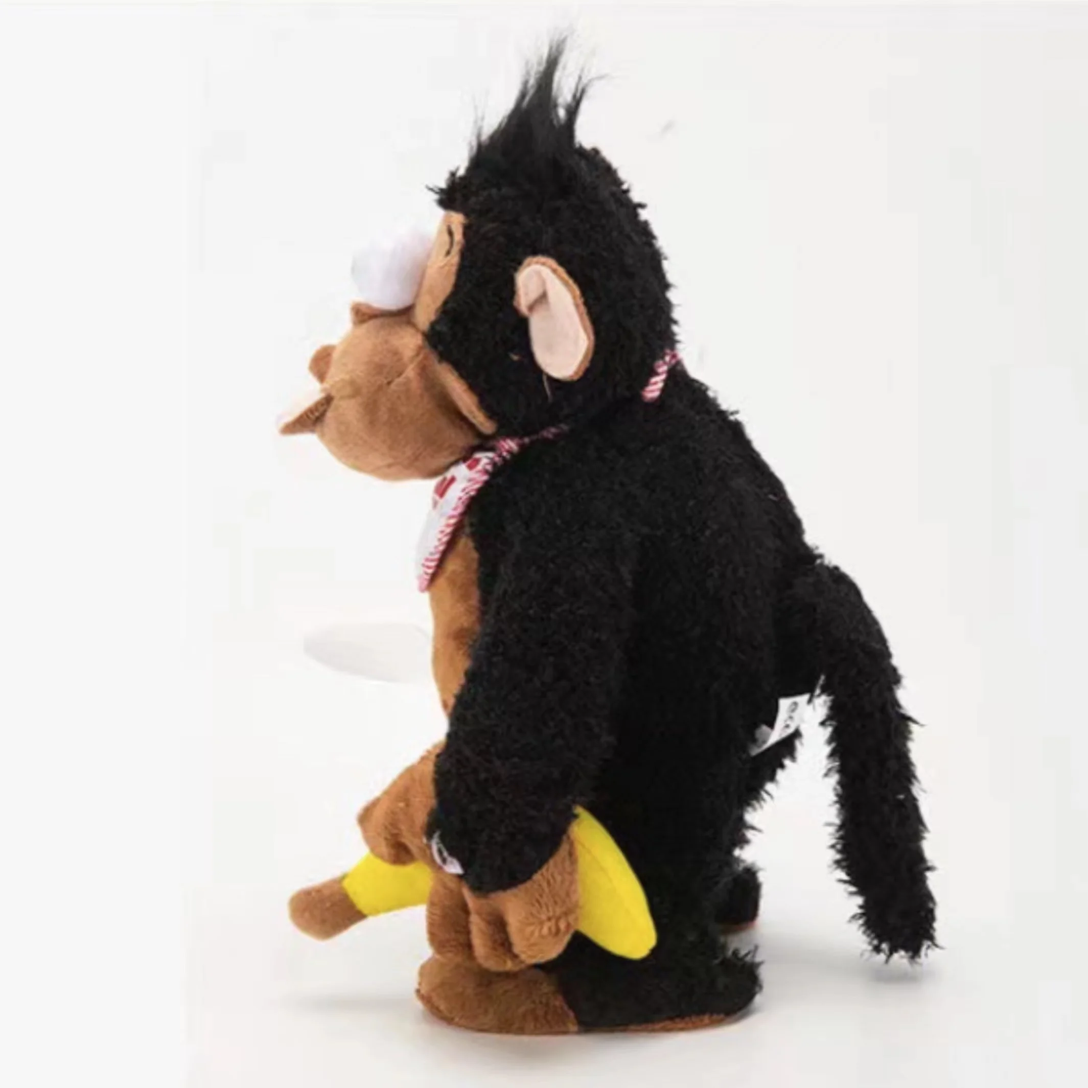 Brinquedo Macaco Magnético, Engraçado Comer Banana Brinquedos Adultos  Gorila, Macaco gorila pelúcia com bateria, divertido para escritório ou  casa Novent