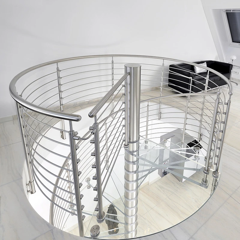 New Design Customized Exterior Stainless Steel Side Mounted Solid Rod or Round Pipe Balcony Railing/Durable Balustrades