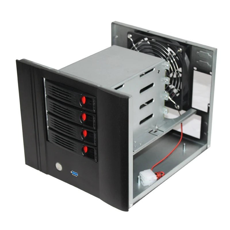 Mini ITX NAS Bay PC Server Case Inch Hot Swap NAS Case