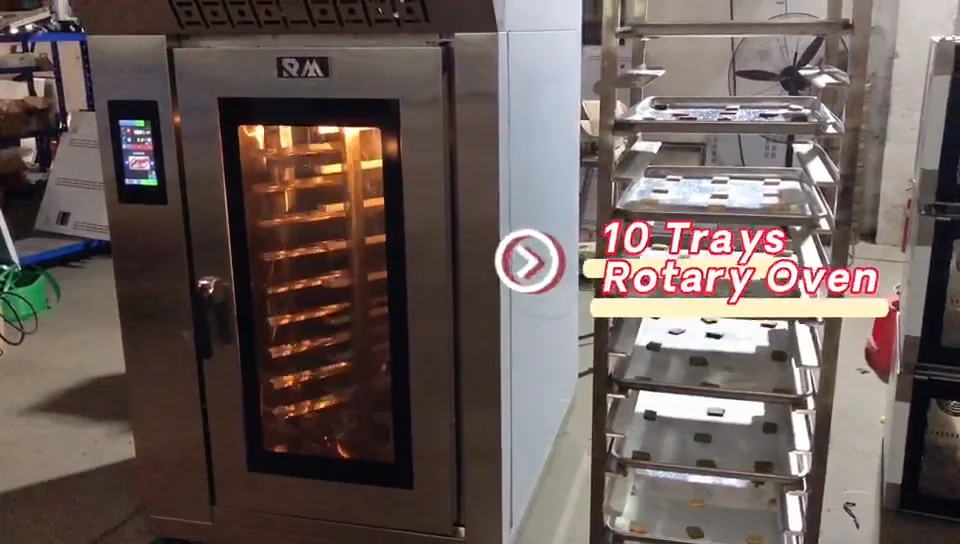 Commercial Bread Baking Equipment Rotator Rack Electric Diesel Gas
