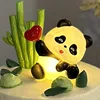 Un Panda de amor de plástico con luz