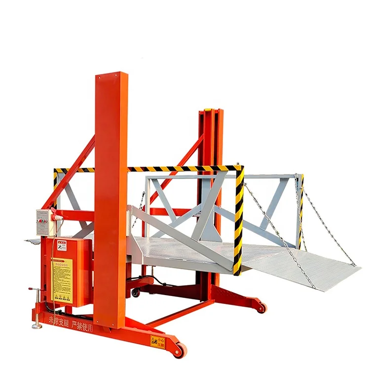 Hydraulic Vertical Lift Work Platform Mobile Loading And Unloading ...