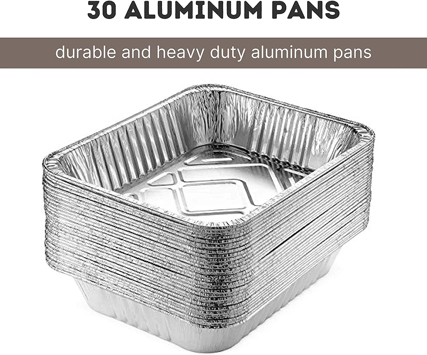 9*13 Inch Half Size 3500ml Aluminum Foil Pan/Tray with Plastic Lid - China  Aluminum Foil Container and Aluminum Foil Containers price