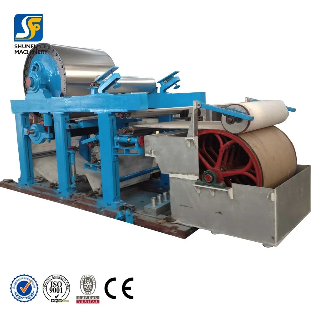 Quality Quantity Assured Thermal Waste Paper Recycling Making Machine PLC Motor Pump Gearbox Bearing High Capacity 100m/min