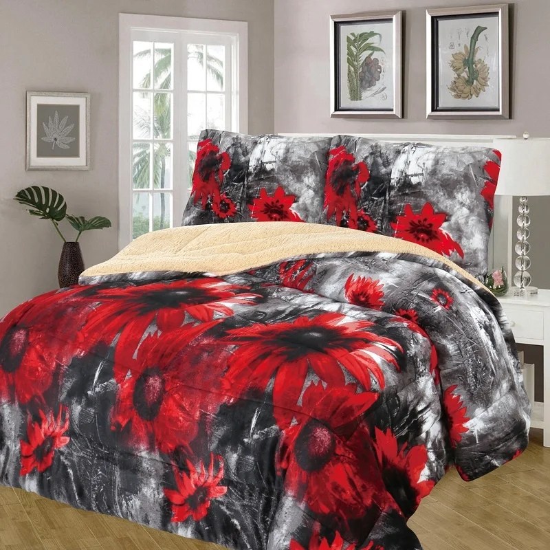 Smiling Home 2022 New Design Chantal Red Bedroom California King