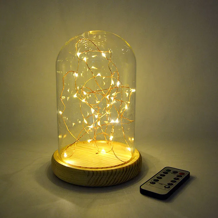 Remote Control Glass Dome Home Decor Product
