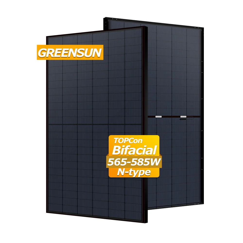 Application of Solar Panel Sweden Solar Panels All Black Bifacial Solar Cells 580W 585W 560W Solar Price Flexible Solar Panels