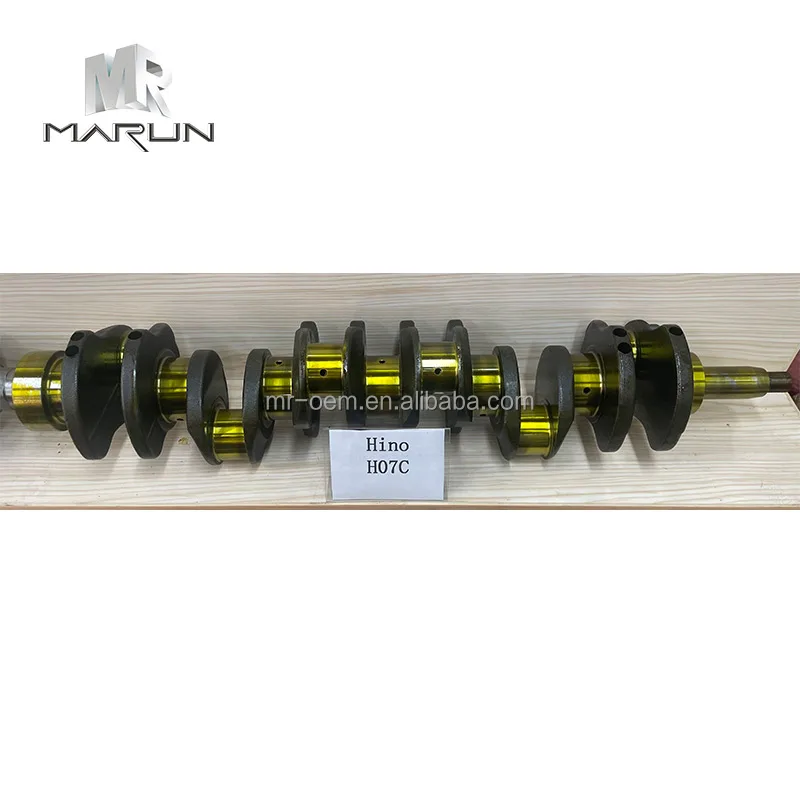 High Quality Original Crankshaft H07C for Excavator Hin-o Engine Parts