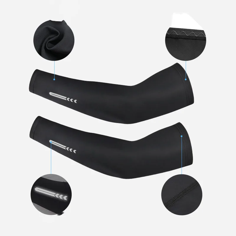 High Quality Summer Cycling Arm Sleeves with Flexible Comfortable UPF 50+ UV Protection Breathable Fabric