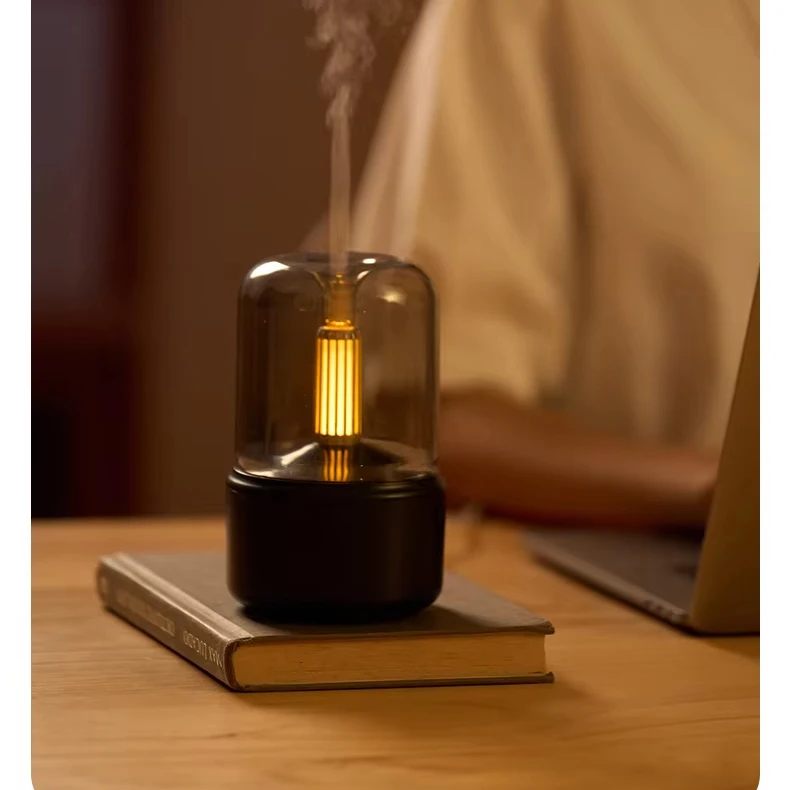 New Design Essential Oil Diffuser Ultrasonic Air Humidifier Candle Aromatherapy Diffuser Home Hotel