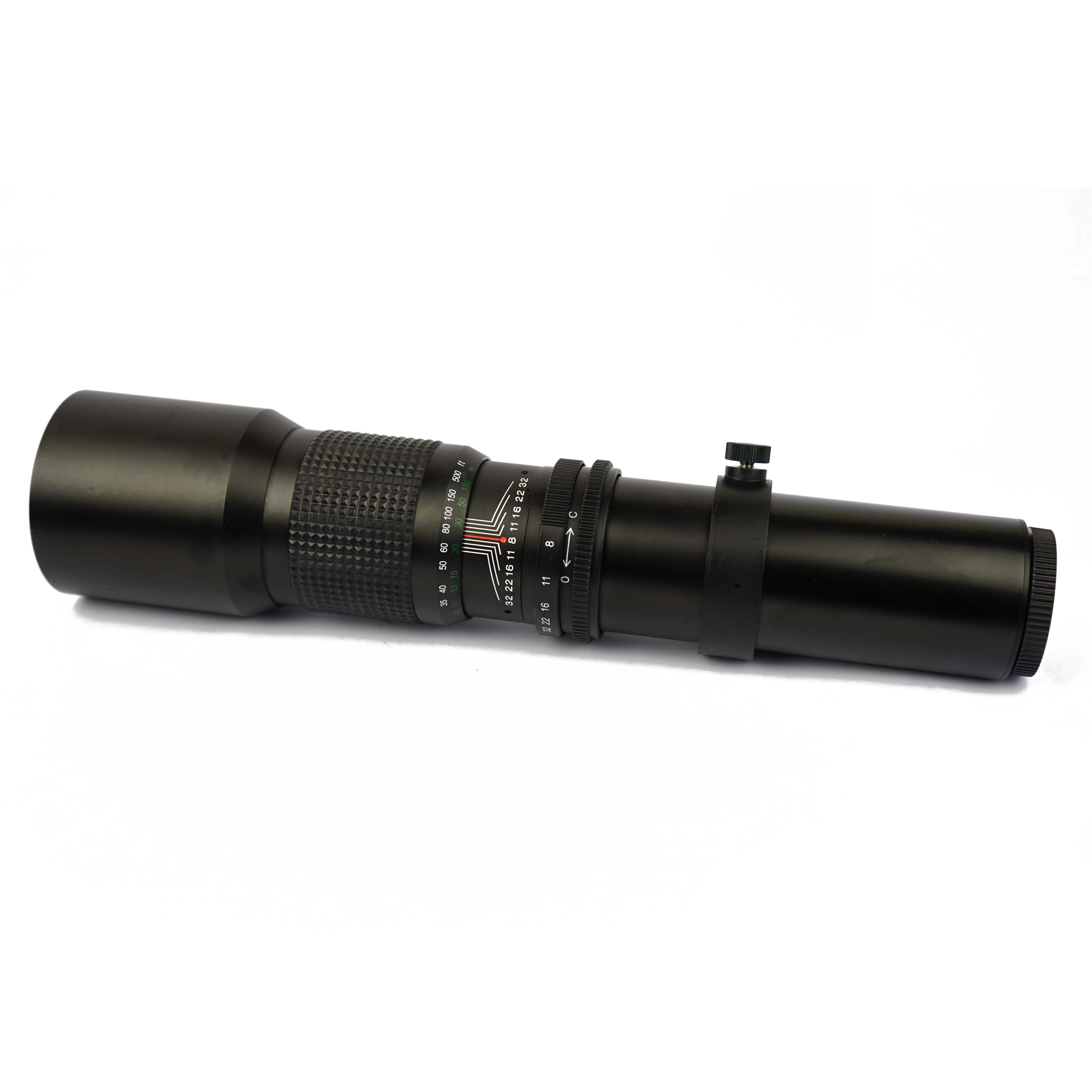 DSLR Camera Lens Fixed Focus 500mm Telephoto Lens